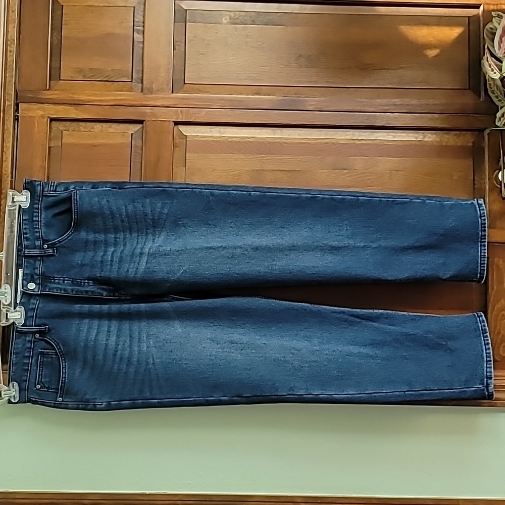 Lined jeans 36x30" Alexander Julian stretch winter warmth
